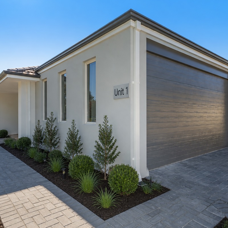Metrostrata property developers perth triplex carcoola Street Unit 1 Garage