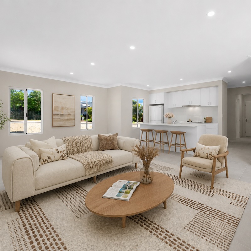 metrostrata duplex front and rear hamilton hill perth 4 with furniture