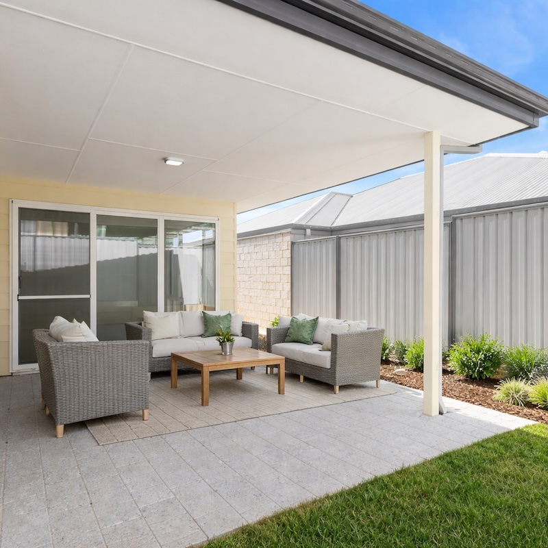 metrostrata perth duplex front rear hamilton hill Unit 2 Rear alfresco