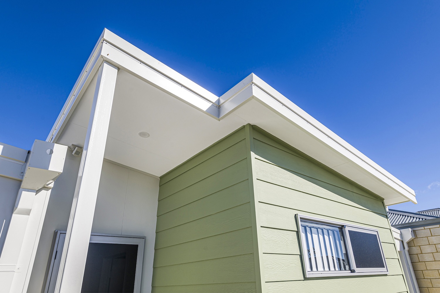metrostrata property developments perth builders duplex side by side timber framed construction green external roof forrestdale